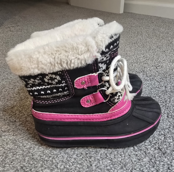 London Fog Little Girls Size 8 Winter Boots - Picture 2 of 10